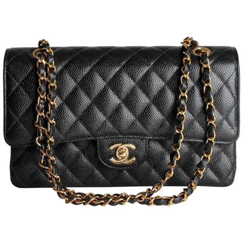 chanel classic medium flap bag caviar|Flap Bags .